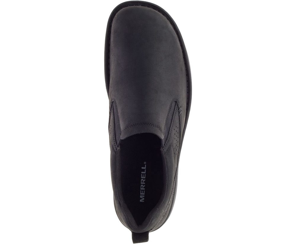 Merrell Slip Ons Black - World Legend 2 Moc Wide Width - Mens 75QMRPYZF